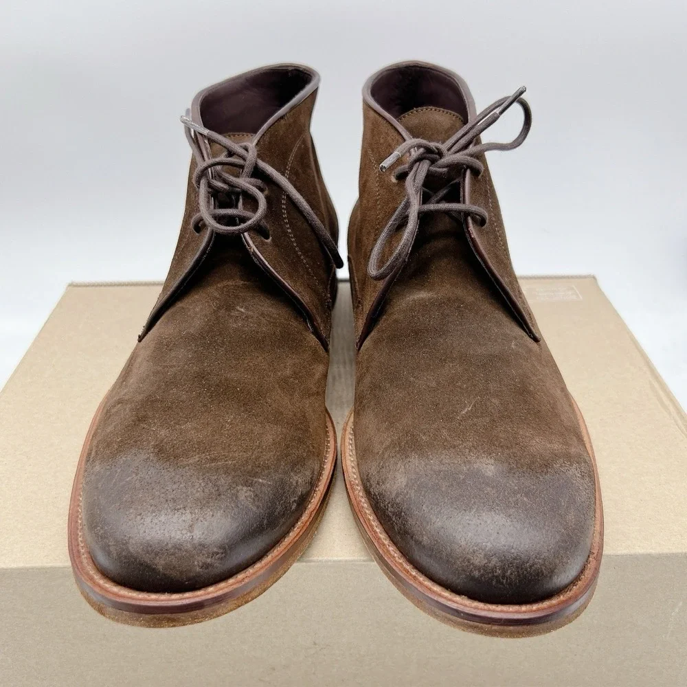 Magnanni Men's Mundo Chukka Boots Brown Suede US 9.5